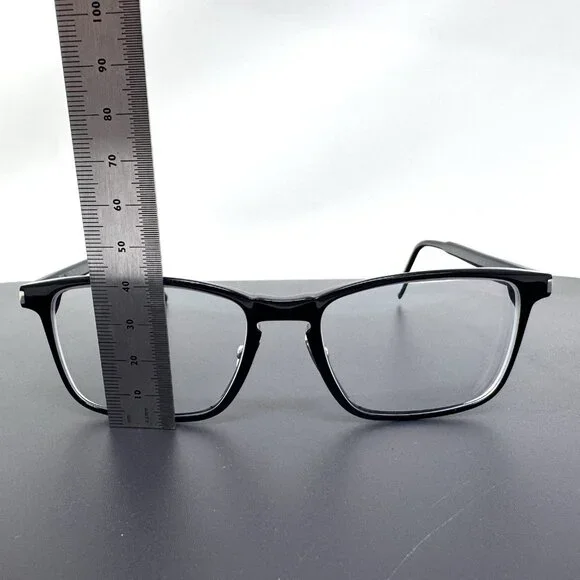 Saint Laurent SL 187 SLIM Eyeglasses 001 Black 53mm 53 [] 18 150